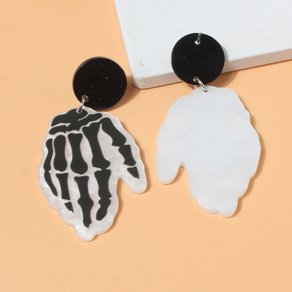 Funny Palm Plastic Women's Drop Earrings 1 Pair display picture 3
