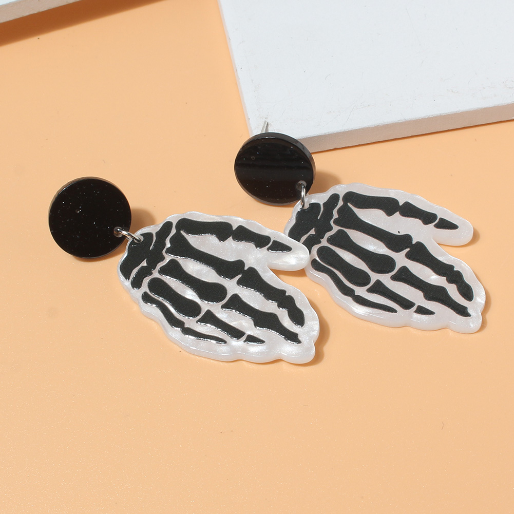 Funny Palm Plastic Women's Drop Earrings 1 Pair display picture 2
