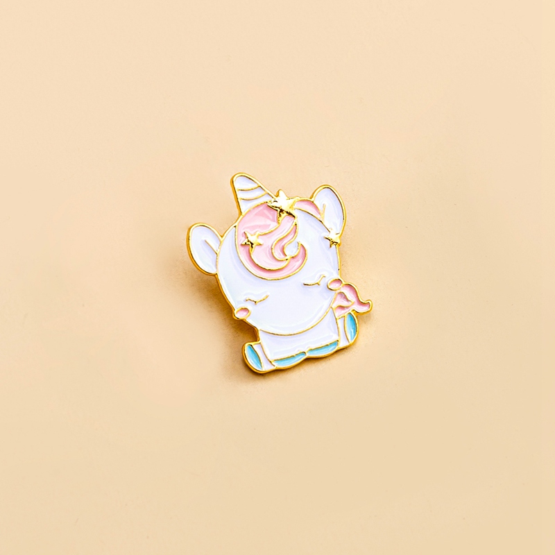 Cartoon Style Unicorn Alloy Women's Brooches display picture 2