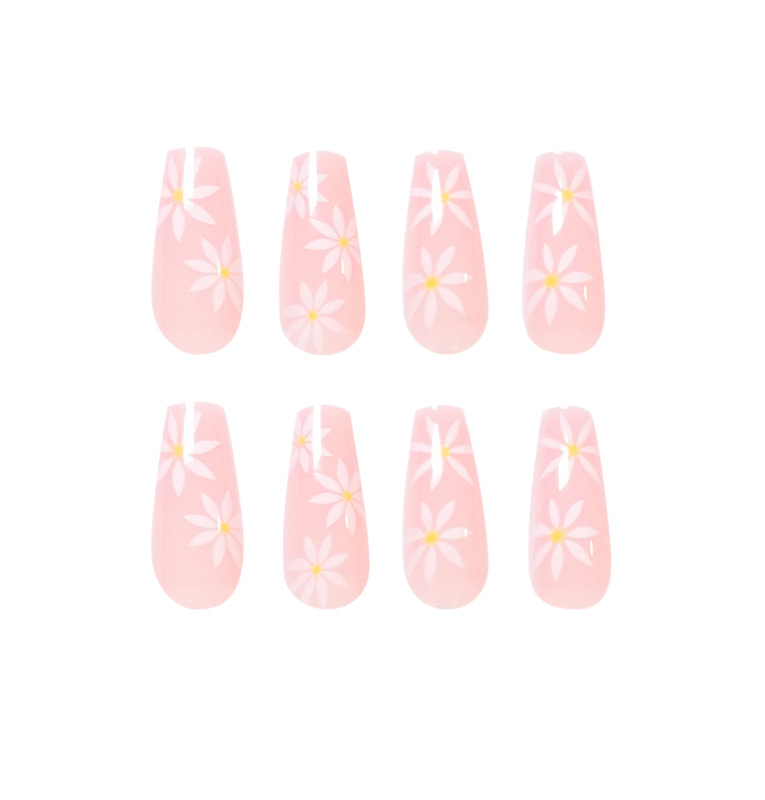Sweet Flower Resin Nail Patches 1 Set display picture 1