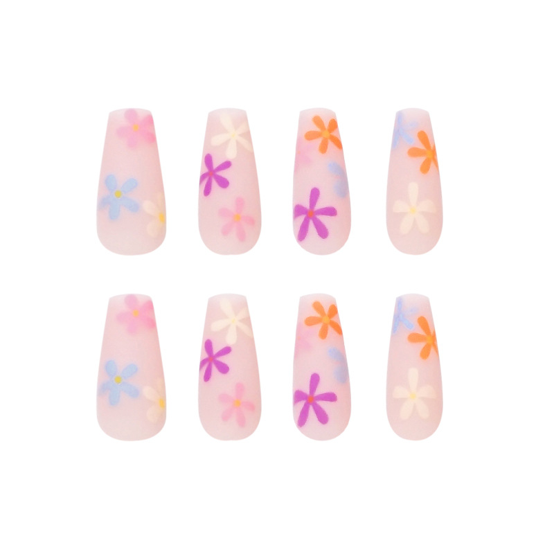 Sweet Flower Resin Nail Patches 1 Set display picture 1