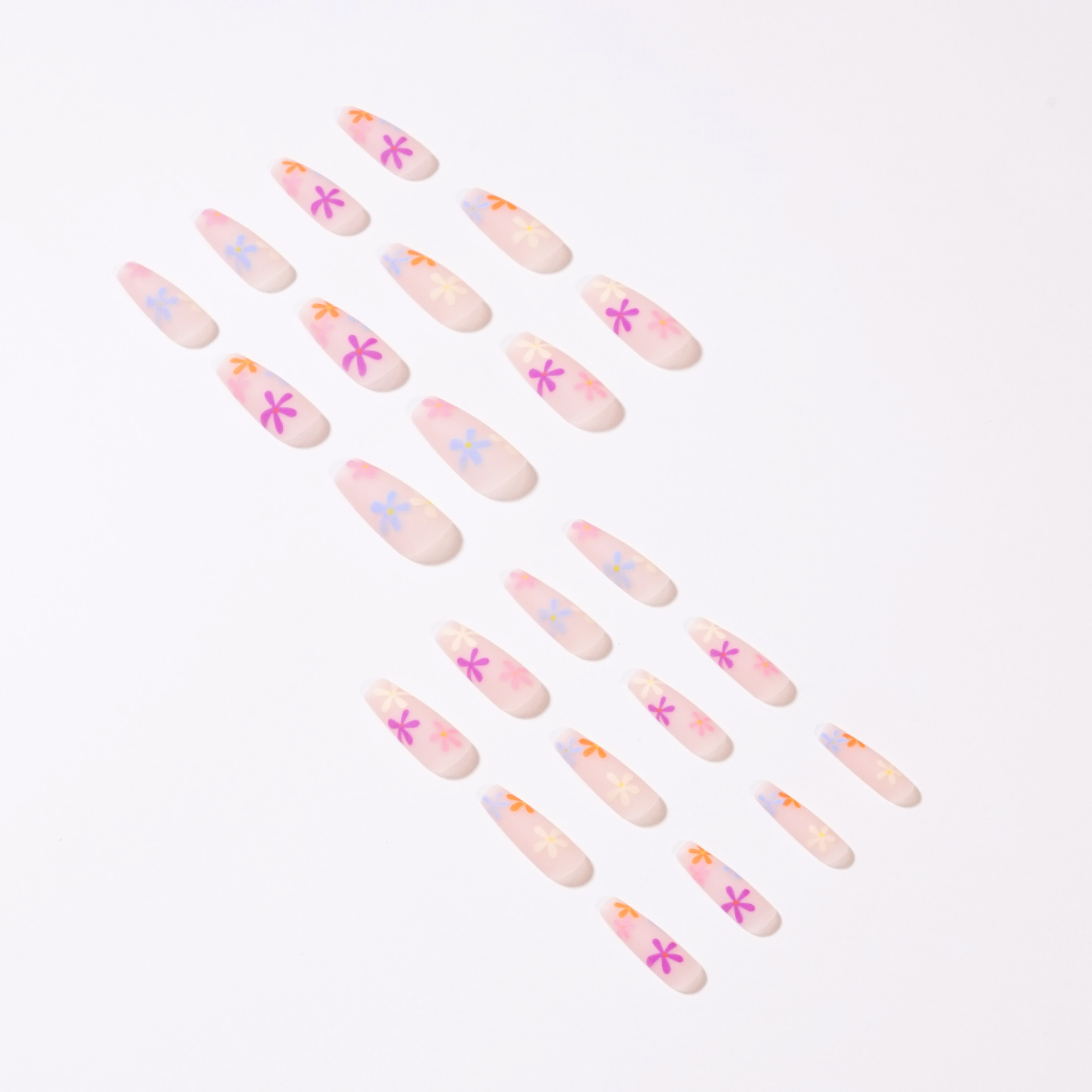 Sweet Flower Resin Nail Patches 1 Set display picture 3