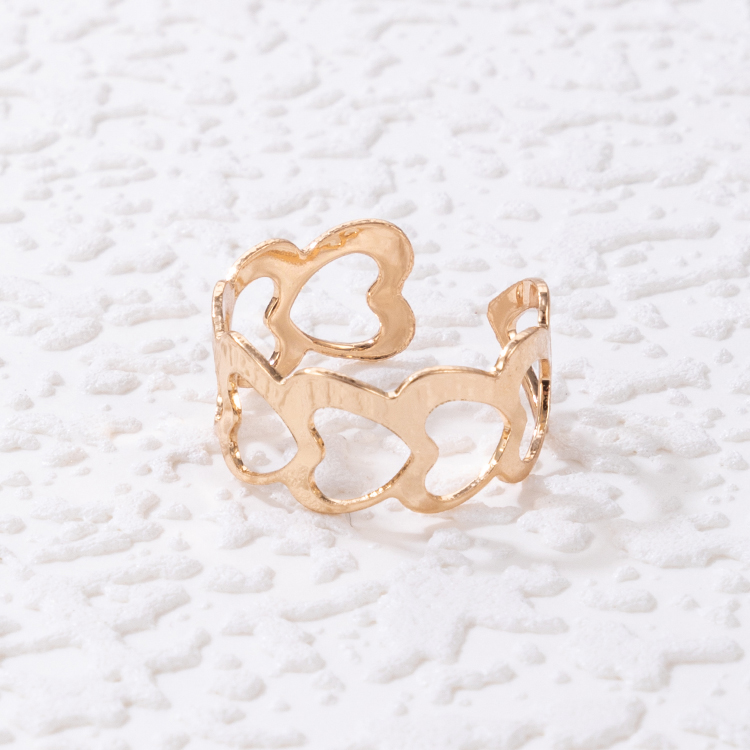 Simple Style Geometric Alloy Plating Women's Rings display picture 2