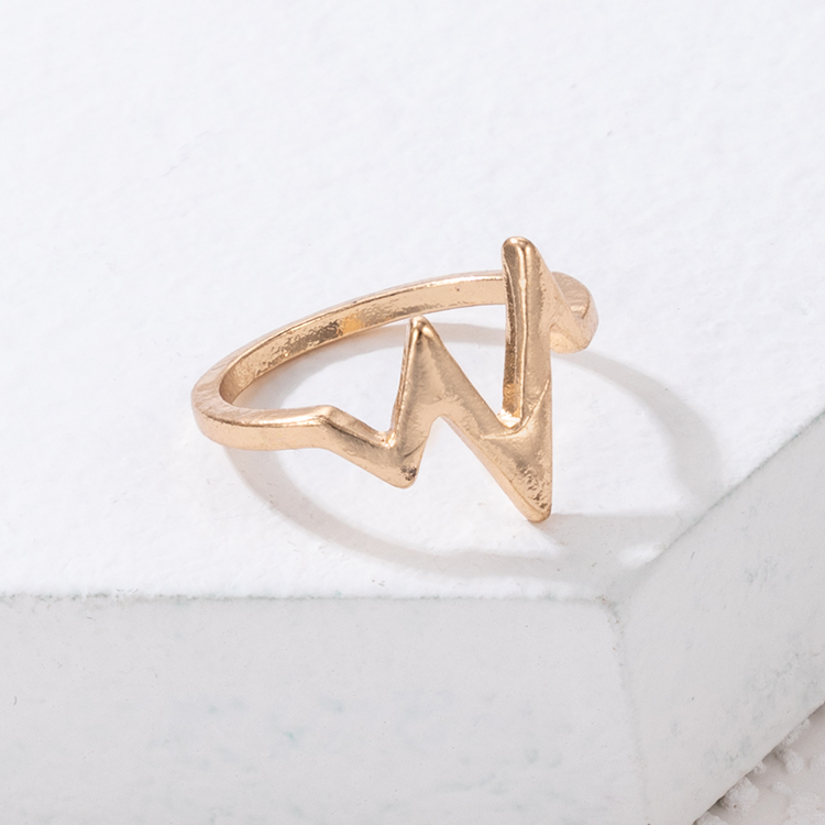 Simple Style Geometric Alloy Plating Women's Rings display picture 6