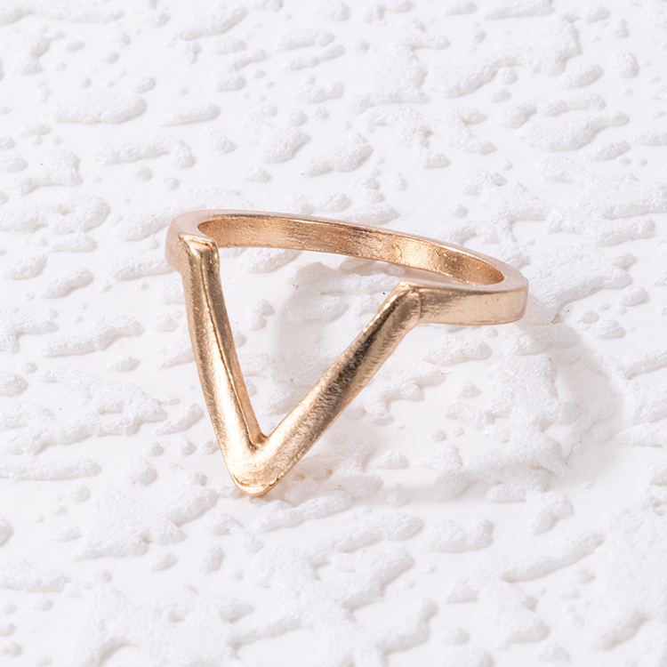 Simple Style Geometric Alloy Plating Women's Rings display picture 12