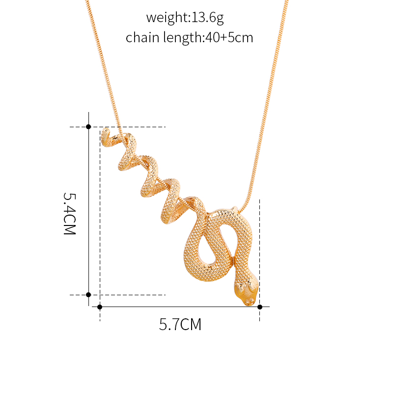 Fashion Snake Alloy Women's Necklace 1 Piece display picture 2
