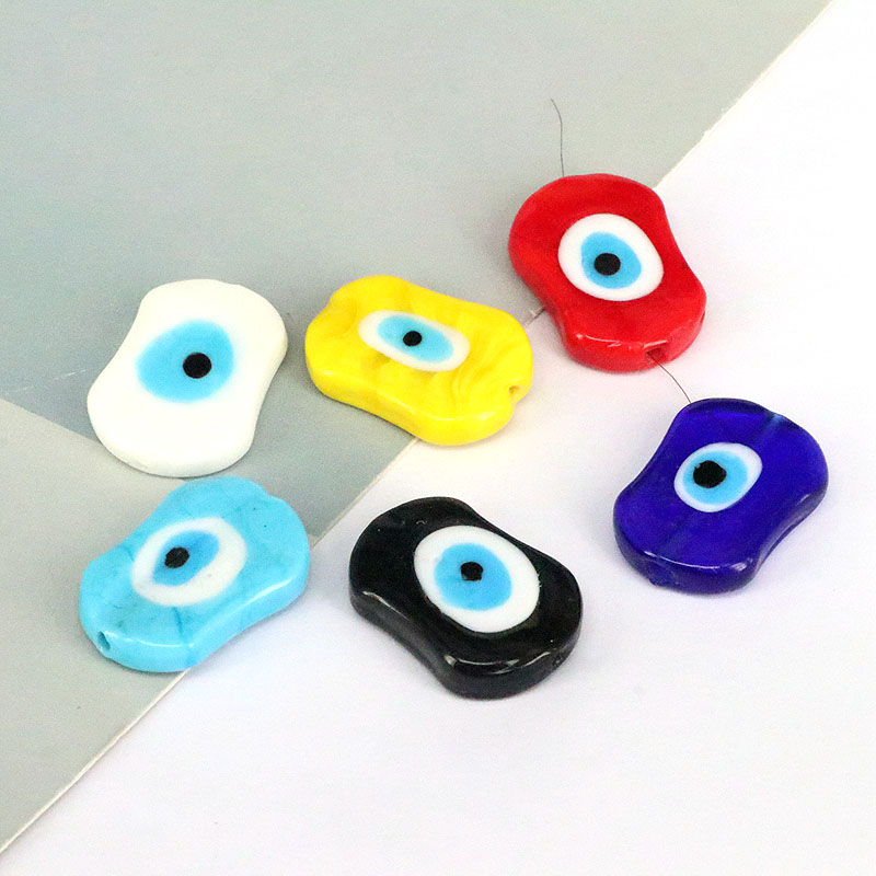 1 Piece 18 * 25mm Glass Eye Beads display picture 2