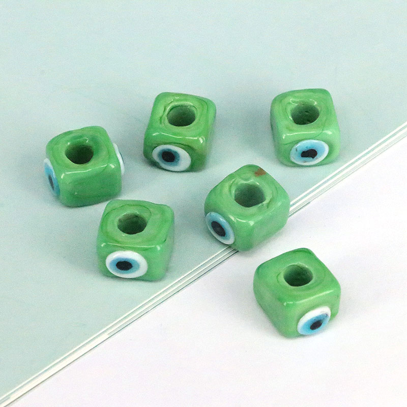 1 Piece 10 * 8mm Glass Square Eye Beads display picture 3