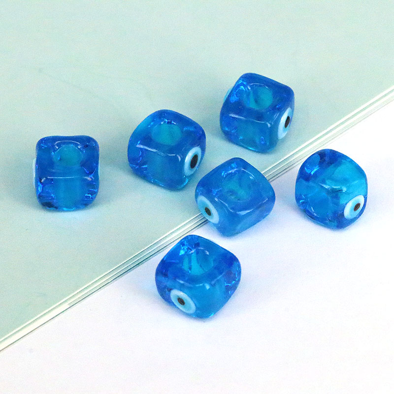1 Piece 10 * 8mm Glass Square Eye Beads display picture 7