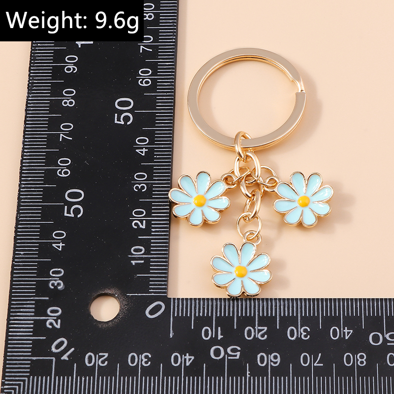 Sweet Daisy Alloy Plating Bag Pendant Keychain 1 Piece display picture 3