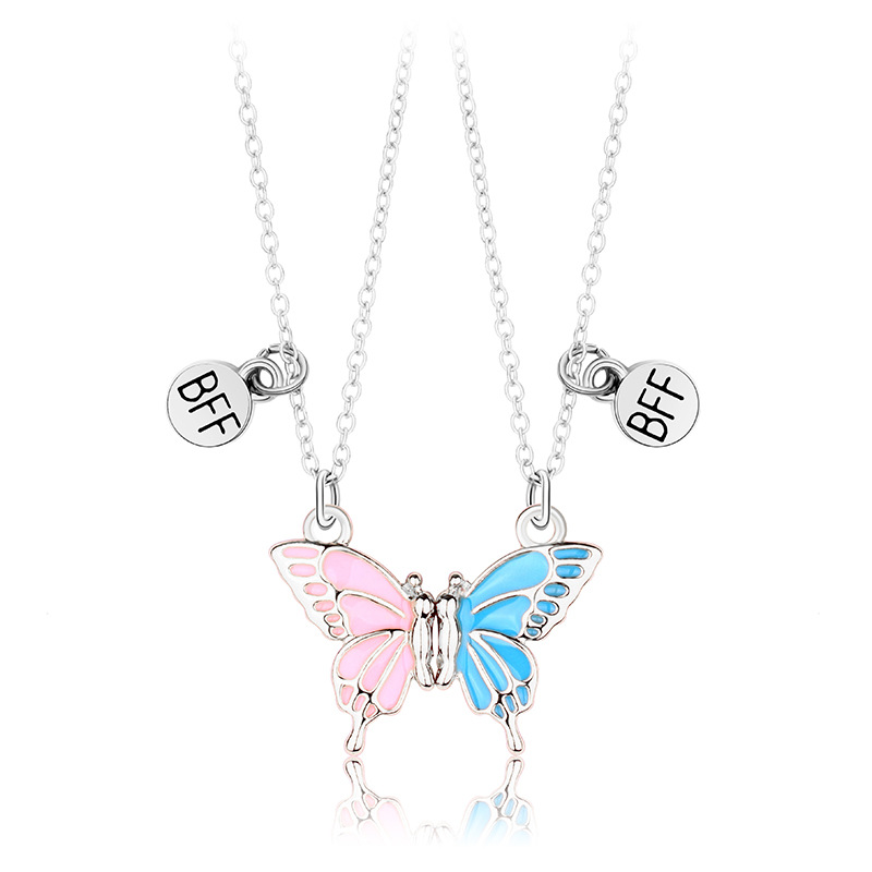 Cute Butterfly Alloy Kid's Pendant Necklace display picture 5