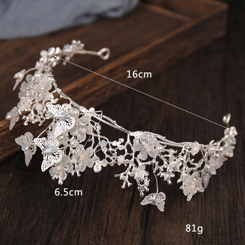 Fashion Flower Butterfly Alloy Pearl Inlay Crystal 1 Piece display picture 5