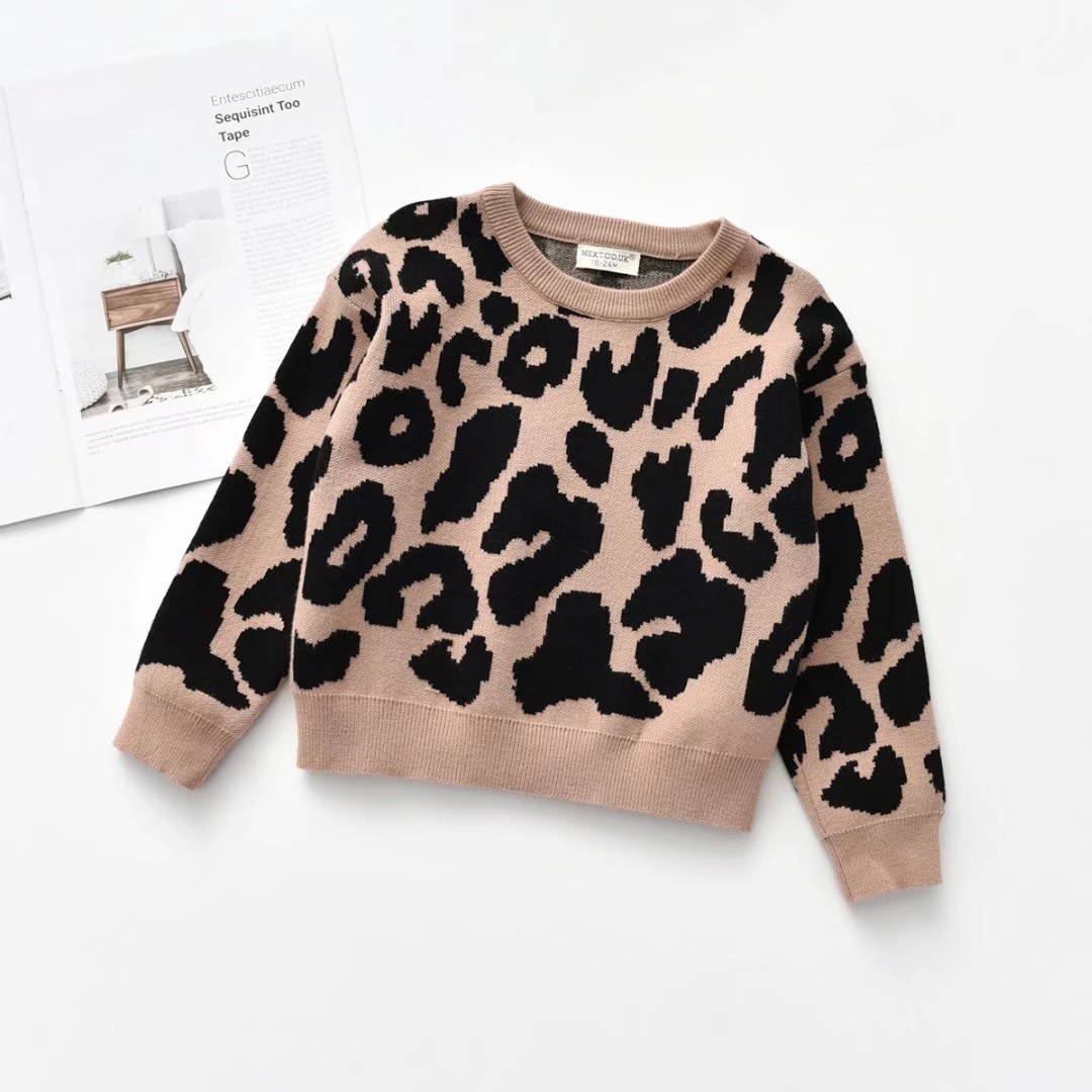 Casual Leopard Acrylic Hoodies & Sweaters display picture 1