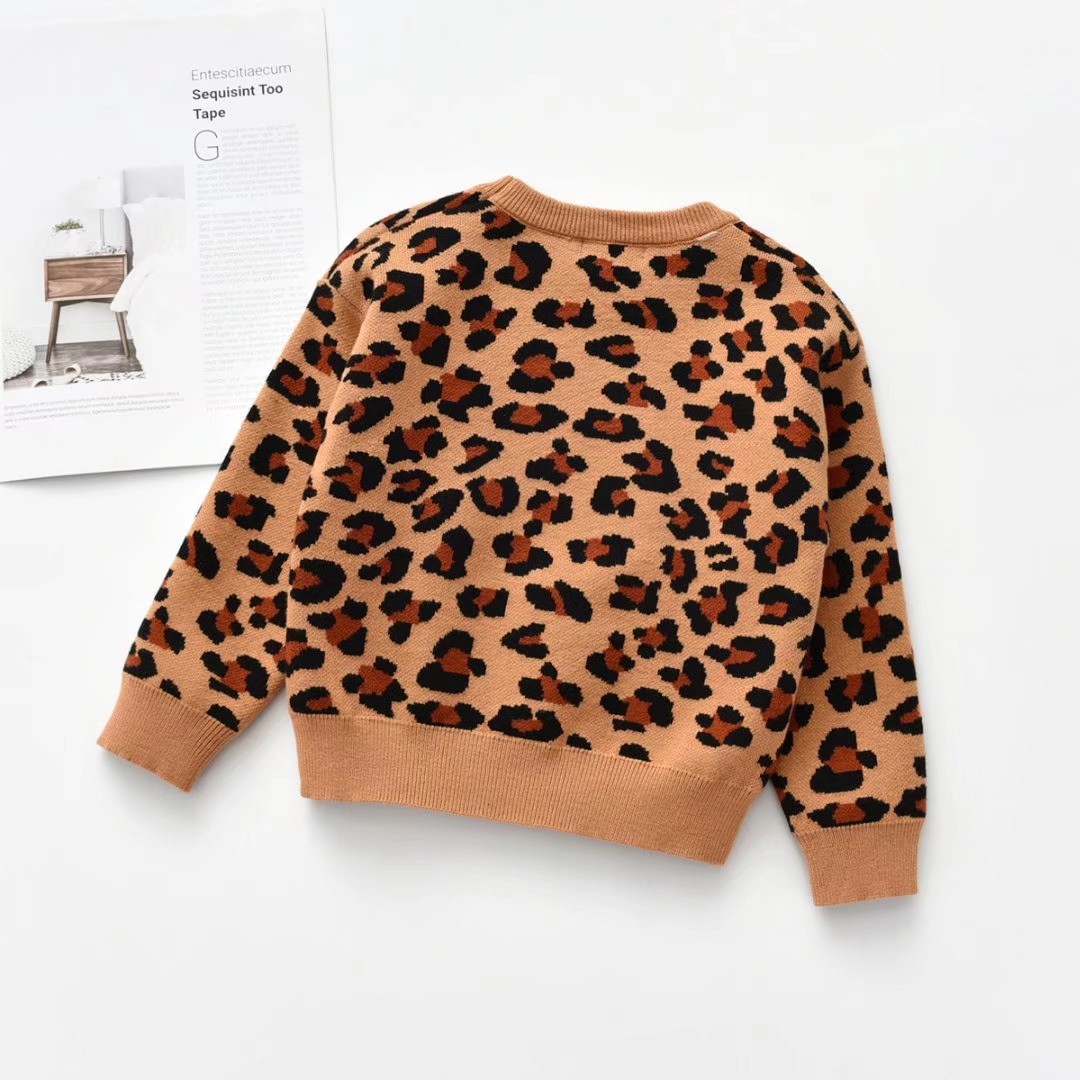 Casual Leopard Acrylic Hoodies & Sweaters display picture 3