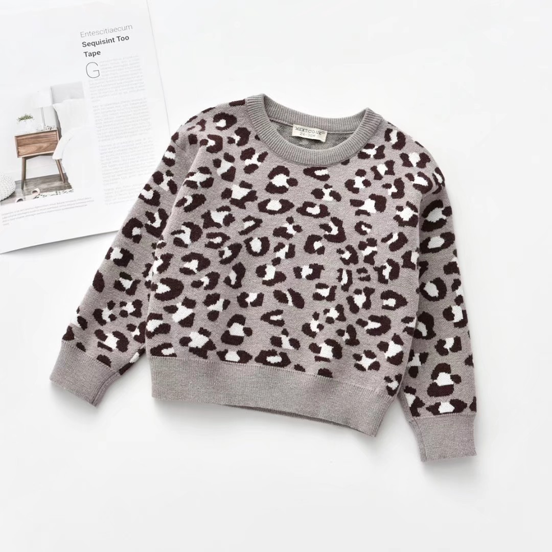 Casual Leopard Acrylic Hoodies & Sweaters display picture 2