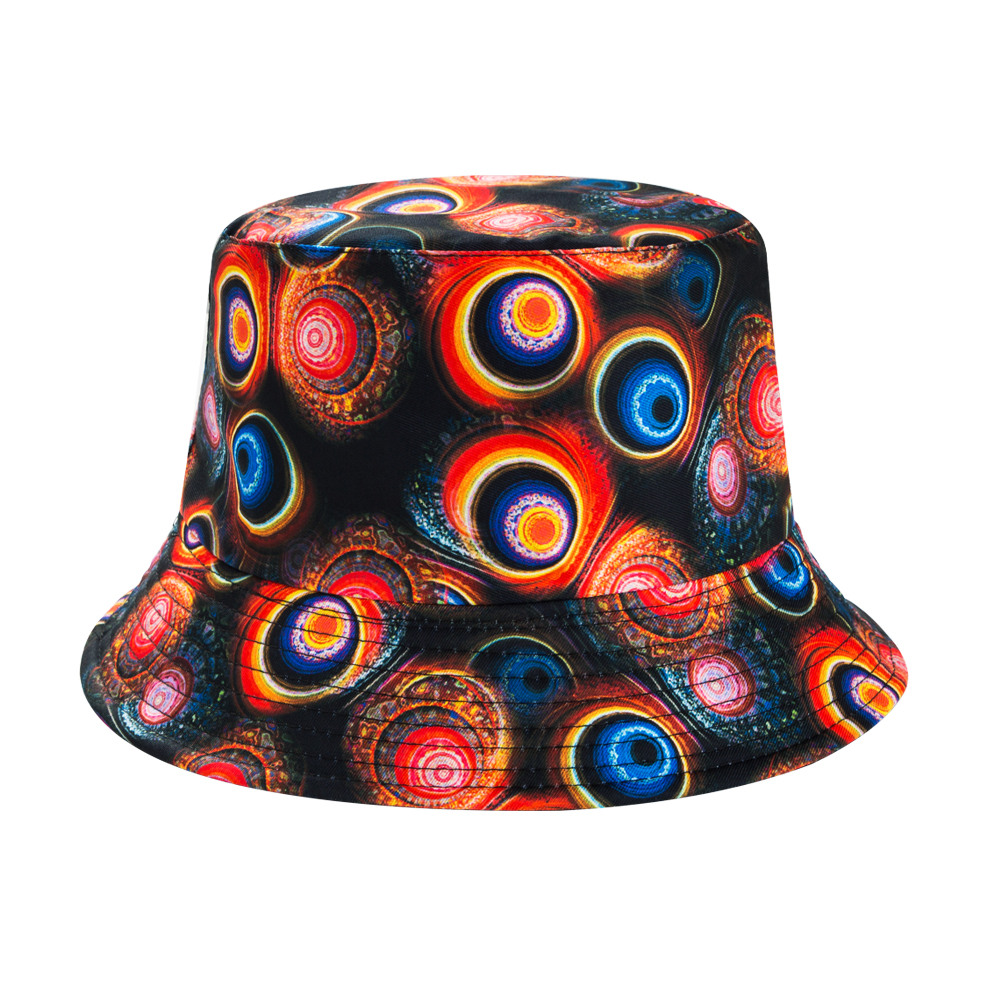 Unisex Fashion Printing Printing Wide Eaves Bucket Hat display picture 5