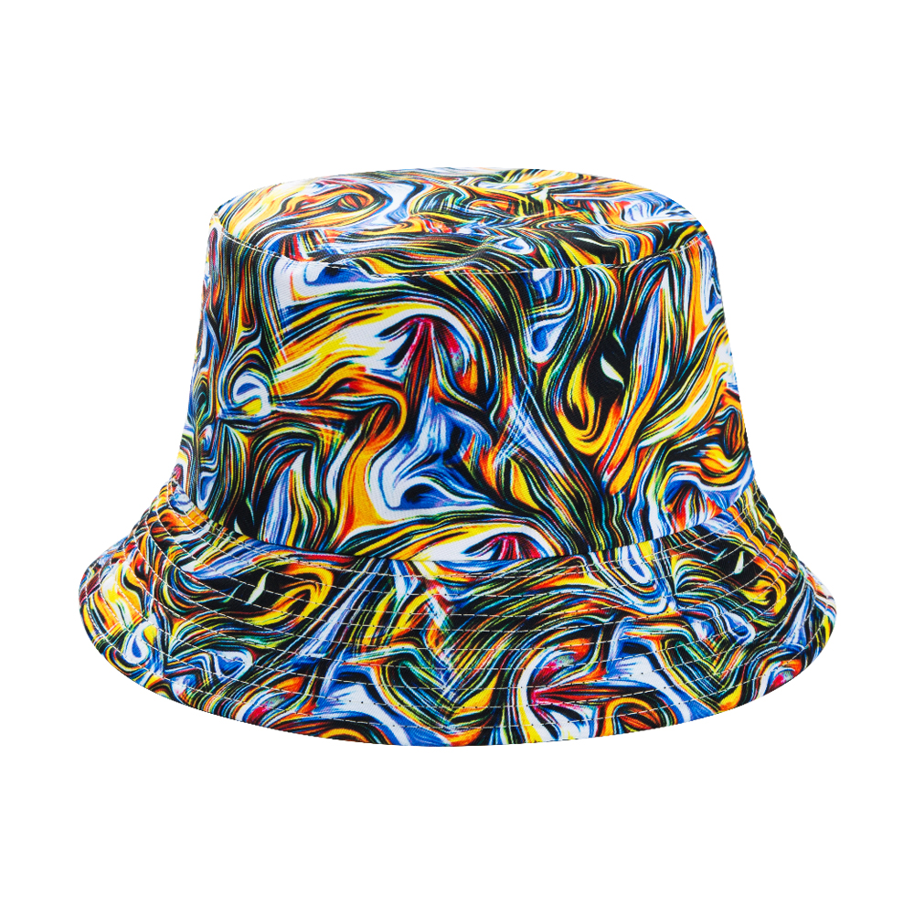 Unisex Fashion Printing Printing Wide Eaves Bucket Hat display picture 8