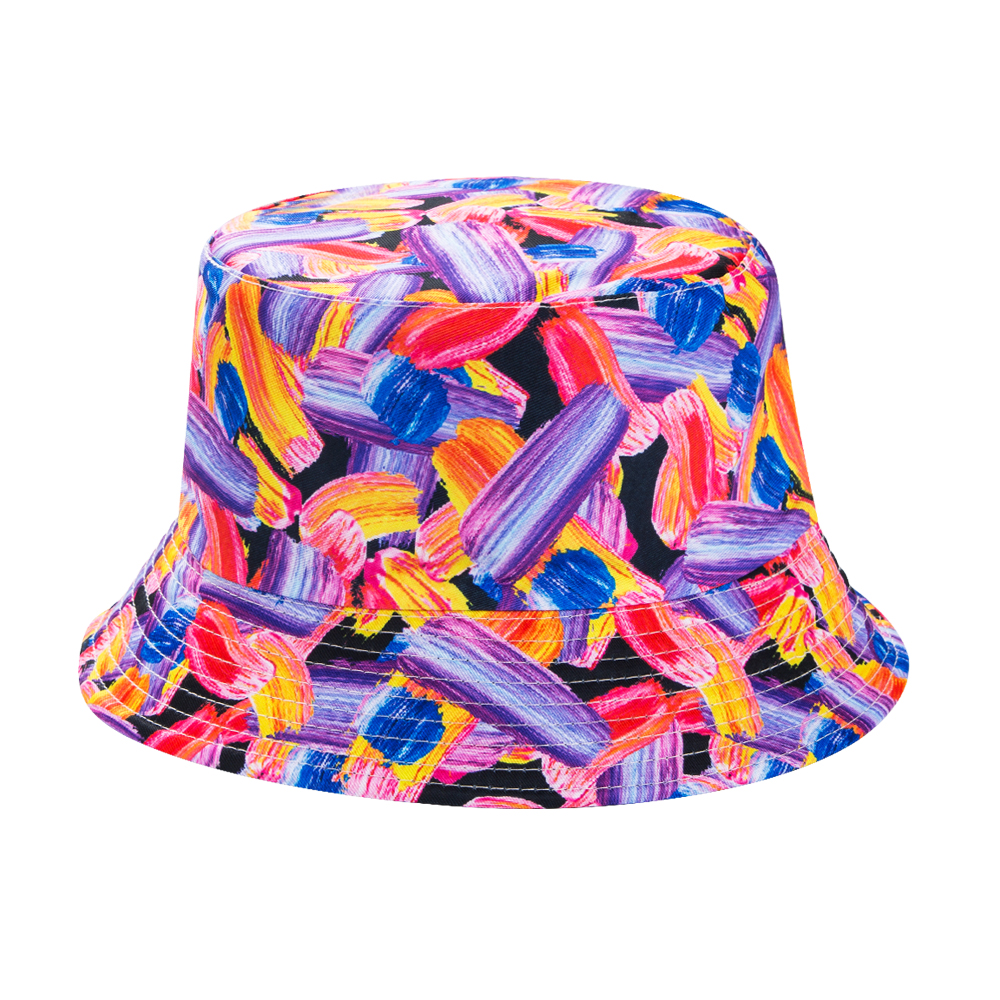Unisex Fashion Printing Printing Wide Eaves Bucket Hat display picture 9