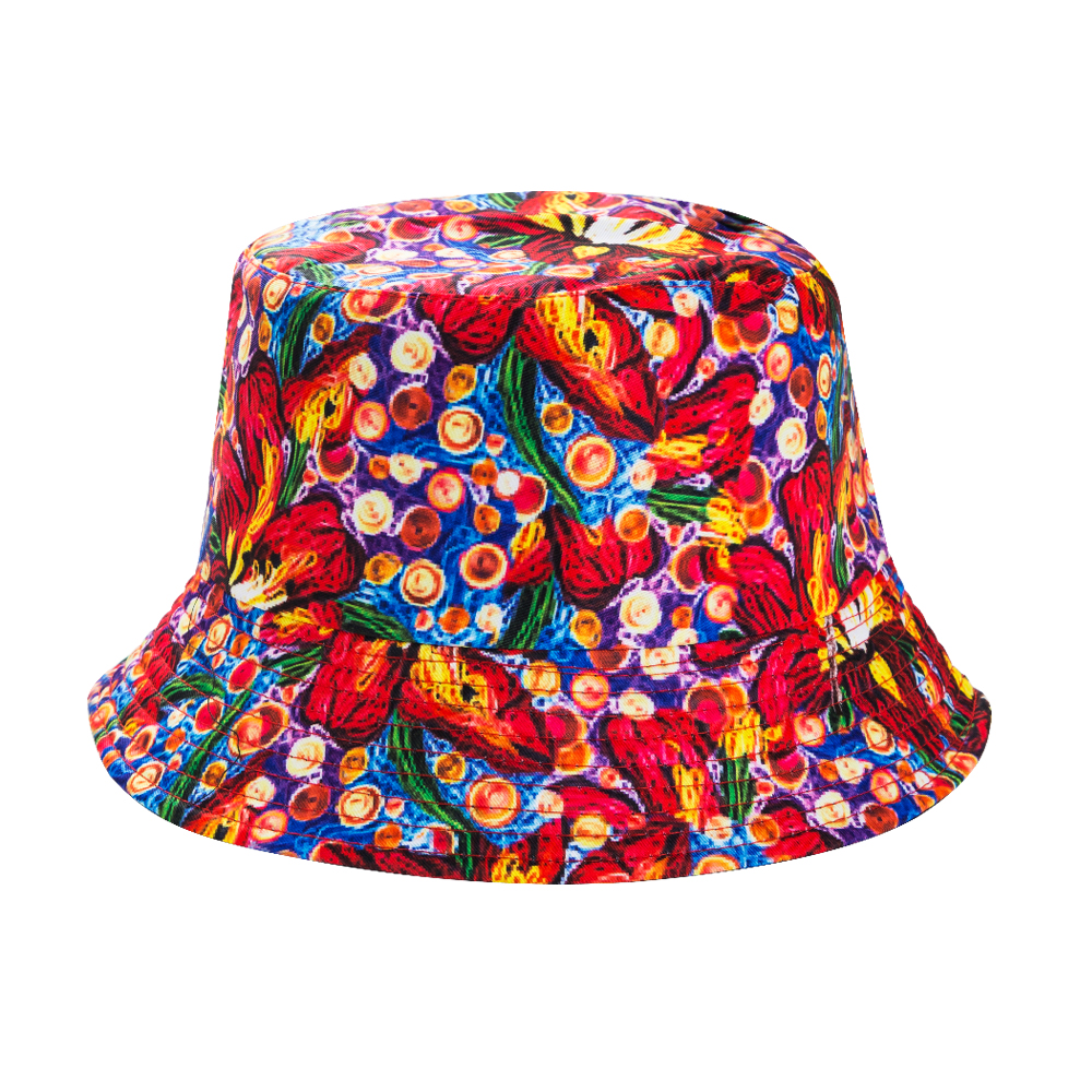 Unisex Fashion Printing Printing Wide Eaves Bucket Hat display picture 10
