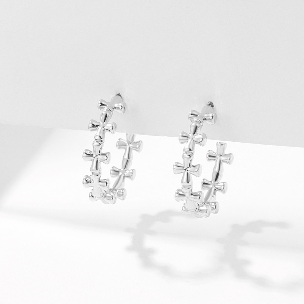 Fashion Geometric Alloy Plating Women's Ear Studs 1 Pair display picture 7