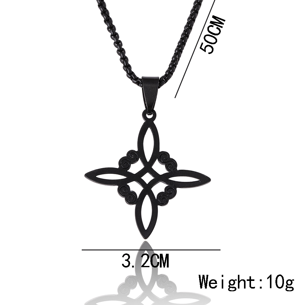 Style Simple Traverser Noeud De Sorcières Alliage Évider Unisexe Pendentif display picture 3