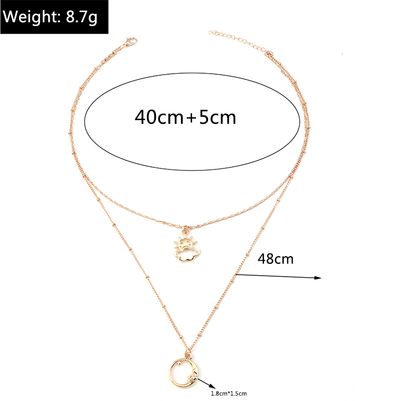 Simple Style Round Alloy Women's Necklace display picture 6