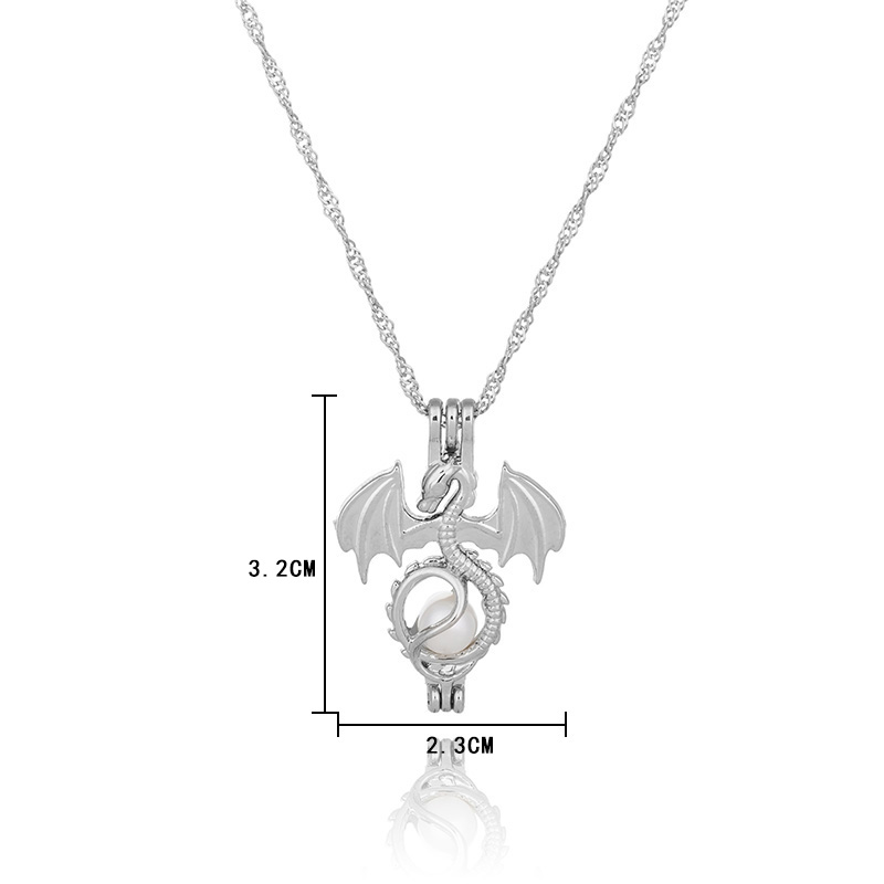 Simple Style Animal Alloy Inlay Artificial Pearls Women's Pendant Necklace 1 Piece display picture 12