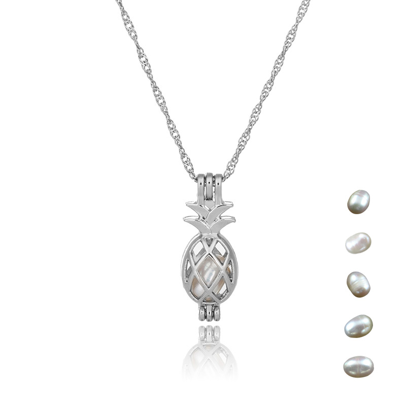 Einfacher Stil Tier Legierung Inlay Künstliche Perlen Frau Halskette Mit Anhänger 1 Stück display picture 18