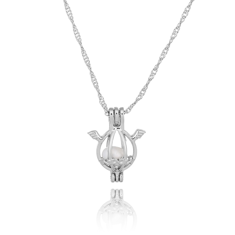 Einfacher Stil Tier Legierung Inlay Künstliche Perlen Frau Halskette Mit Anhänger 1 Stück display picture 22