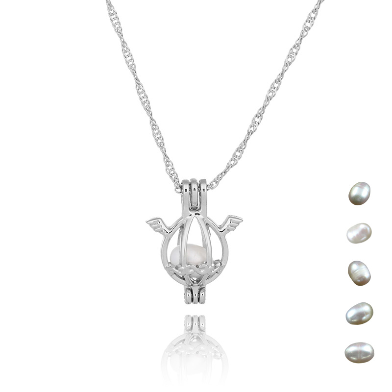 Einfacher Stil Tier Legierung Inlay Künstliche Perlen Frau Halskette Mit Anhänger 1 Stück display picture 23