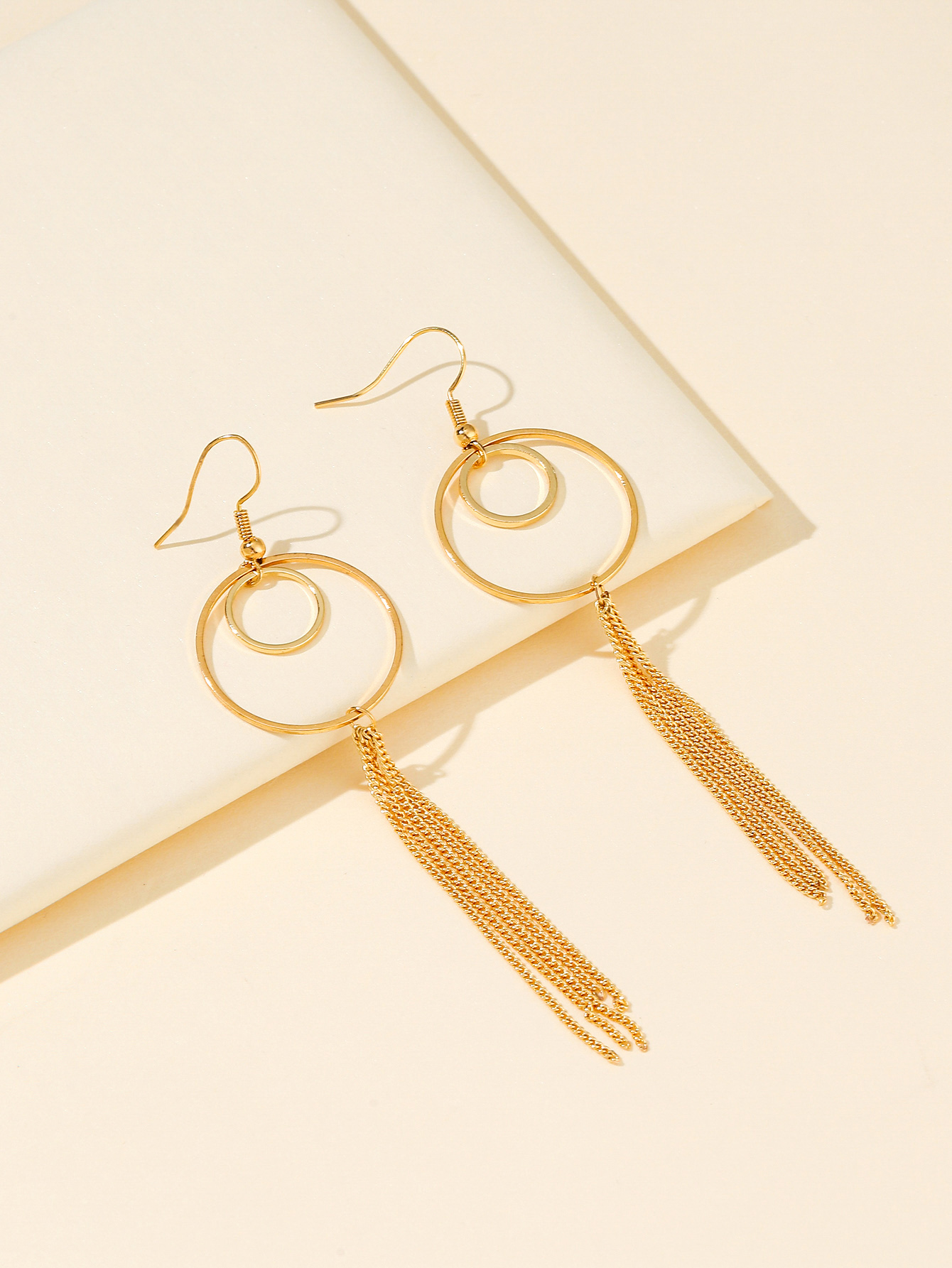 Fashion Tassel Copper Plating Drop Earrings 1 Pair display picture 1