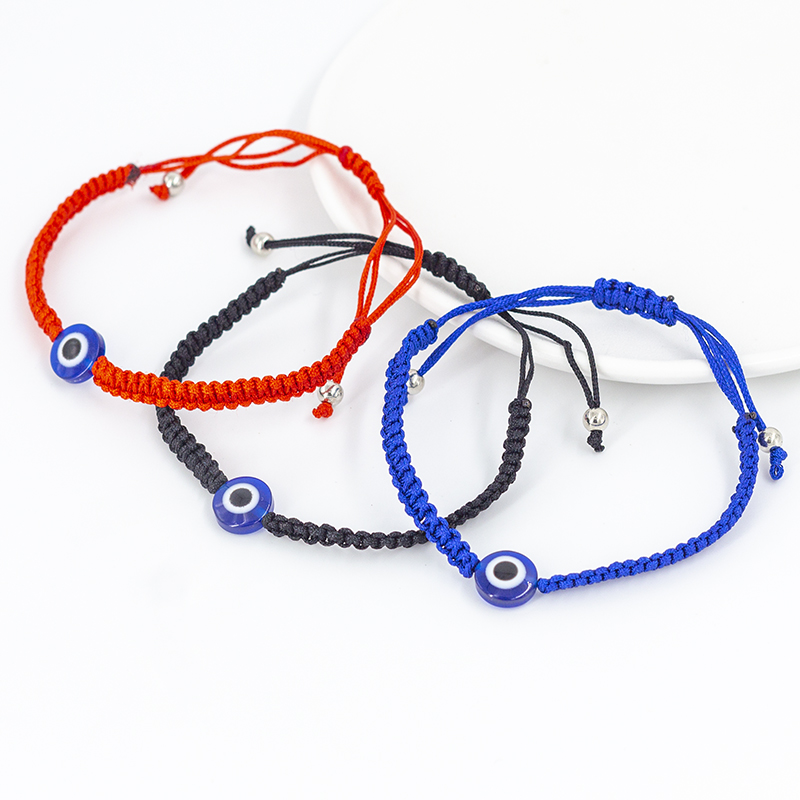 Fashion Eye Rope Beaded Unisex Bracelets display picture 1