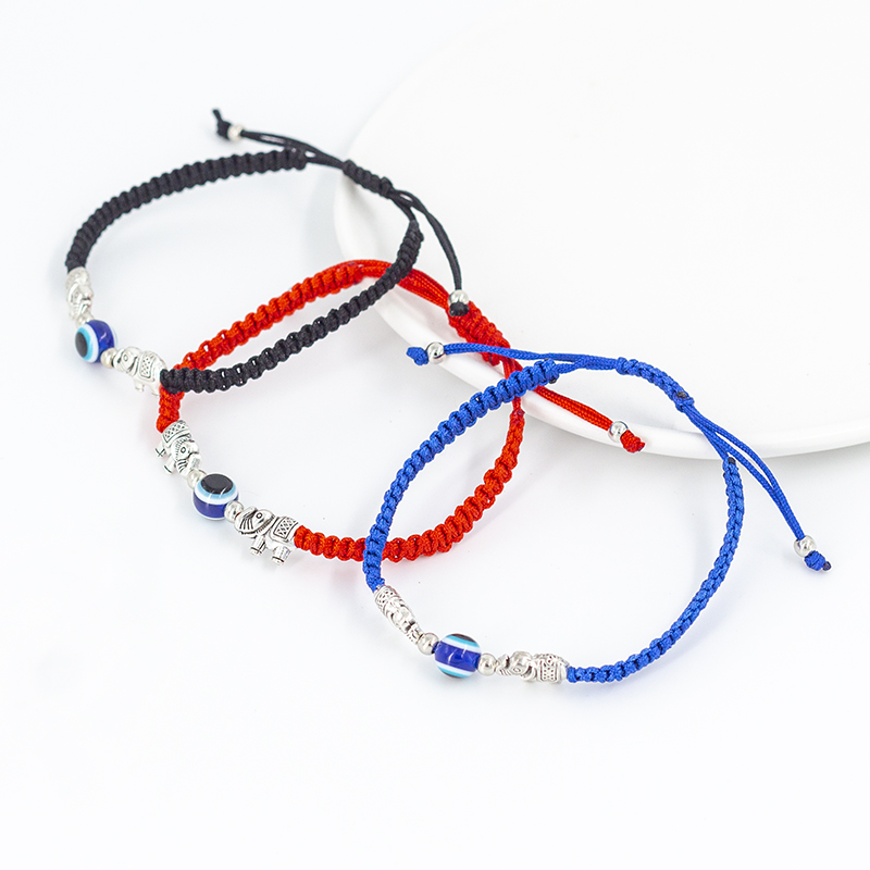 Fashion Eye Rope Beaded Unisex Bracelets display picture 2