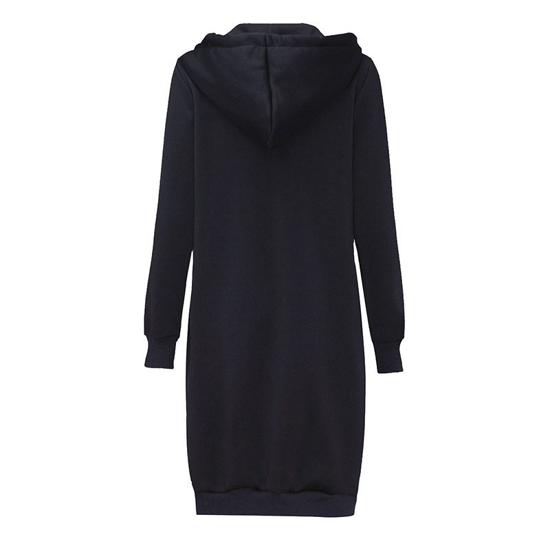 Women'S Simple Style Solid Color Zipper Hoodie display picture 4