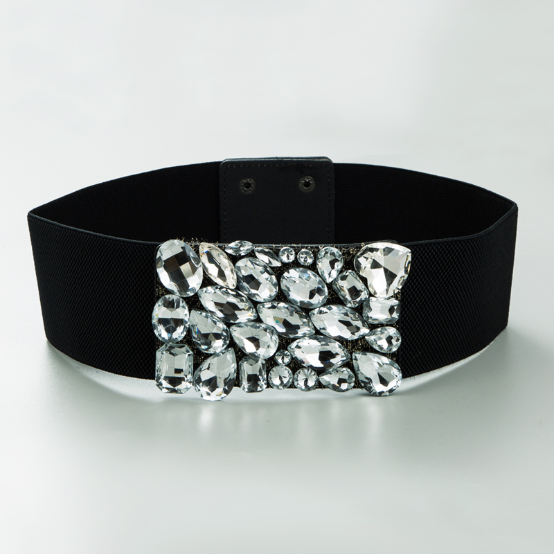 Elegant Geometric Rhinestone Inlay Rhinestones Women's Corset Belts display picture 6