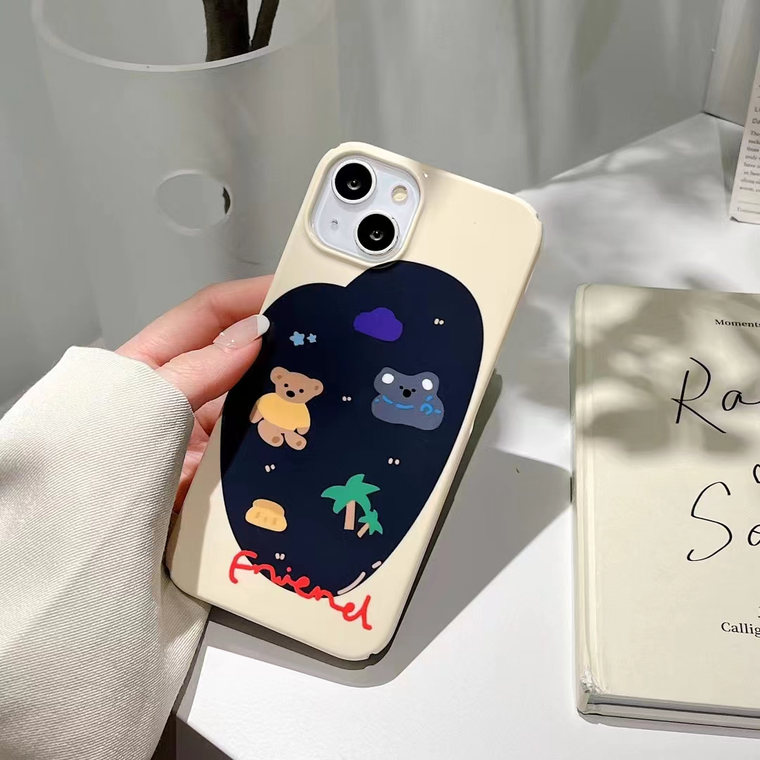 Cute Bear Silica Gel  Iphone Phone Cases display picture 2