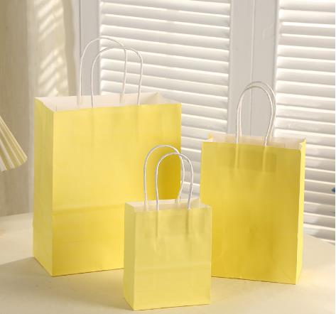 Einfacher Stil Einfarbig Papier Täglich Geschenk Taschen 1 Stück display picture 1