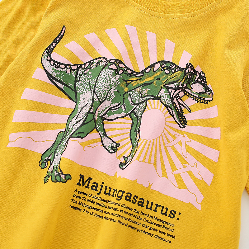 Fashion Dinosaur 100% Cotton T-shirts & Shirts display picture 2