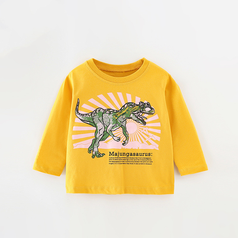 موضة ديناصور 100٪ قطن تي-قمصان و قمصان display picture 3