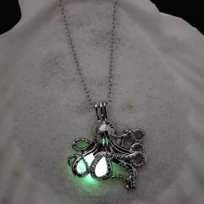 Cool Style Star Octopus Alloy Luminous Women's Men's Necklace 1 Piece display picture 23