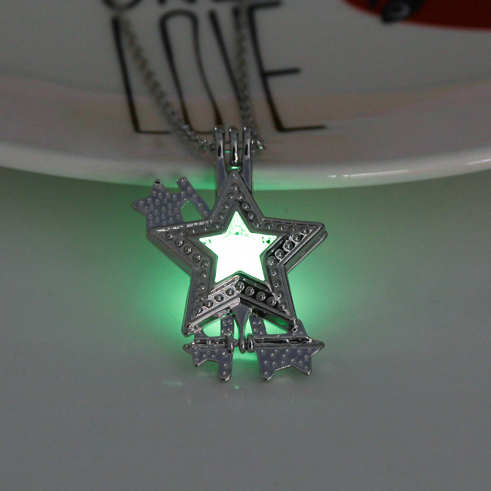 Cool Style Star Octopus Alloy Luminous Women's Men's Necklace 1 Piece display picture 33