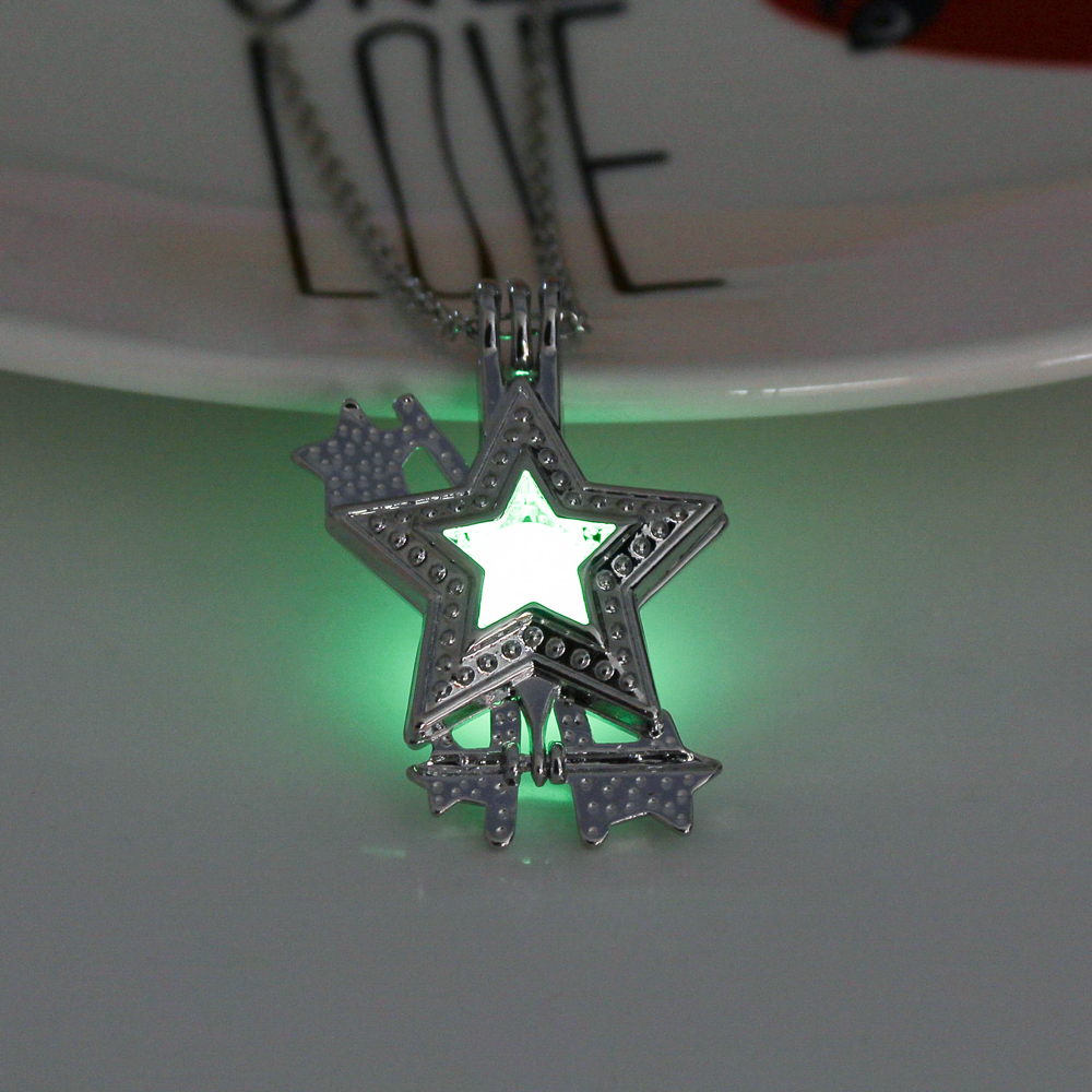 Style Cool Star Pieuvre Alliage Lumineux Femmes Hommes Collier 1 Pièce display picture 33