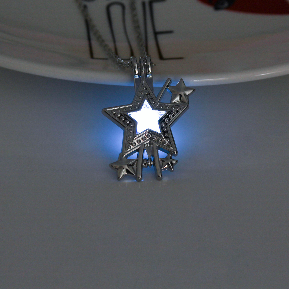 Cool Style Star Octopus Alloy Luminous Women's Men's Necklace 1 Piece display picture 34