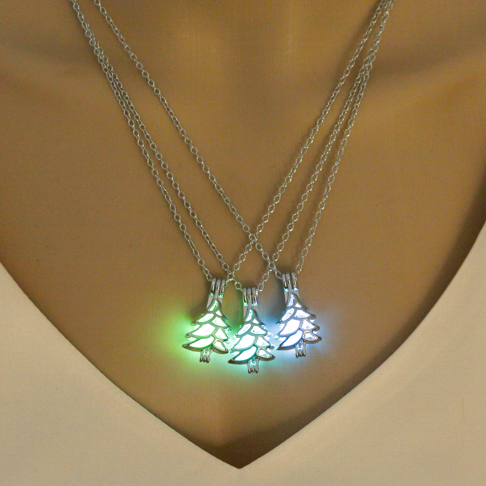 Retro Geometric Tree Alloy Luminous Women's Men's Pendant Necklace 1 Piece display picture 30