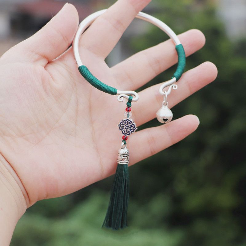 Fashion Ethnic Style Simple Style Tassel Sterling Silver Tassel display picture 5