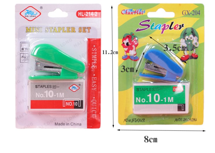 Students' Office Stationery Supplies Mini Stapler Kit No. 10 Order Nail display picture 4