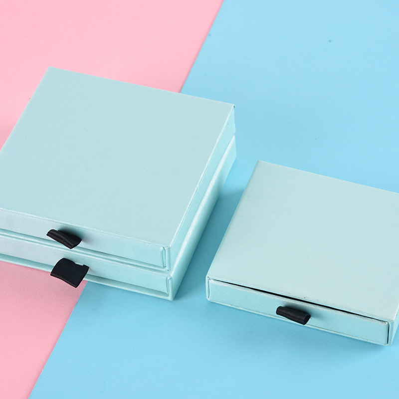 Simple Style Solid Color Paper Jewelry Boxes 1 Piece display picture 2