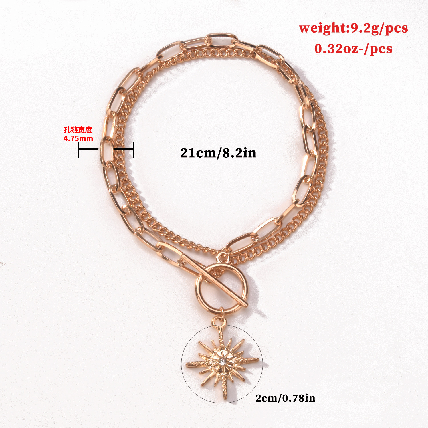 Fashion Solid Color Alloy Women's Anklet 1 Piece display picture 5