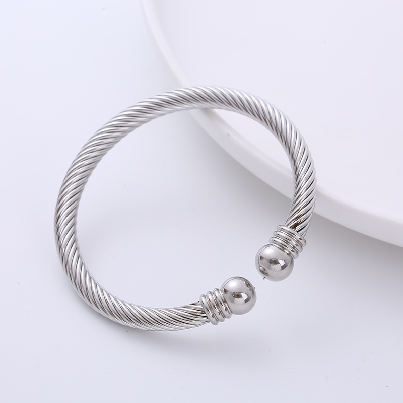 Fashion Bulb Stainless Steel Bangle 1 Piece display picture 1