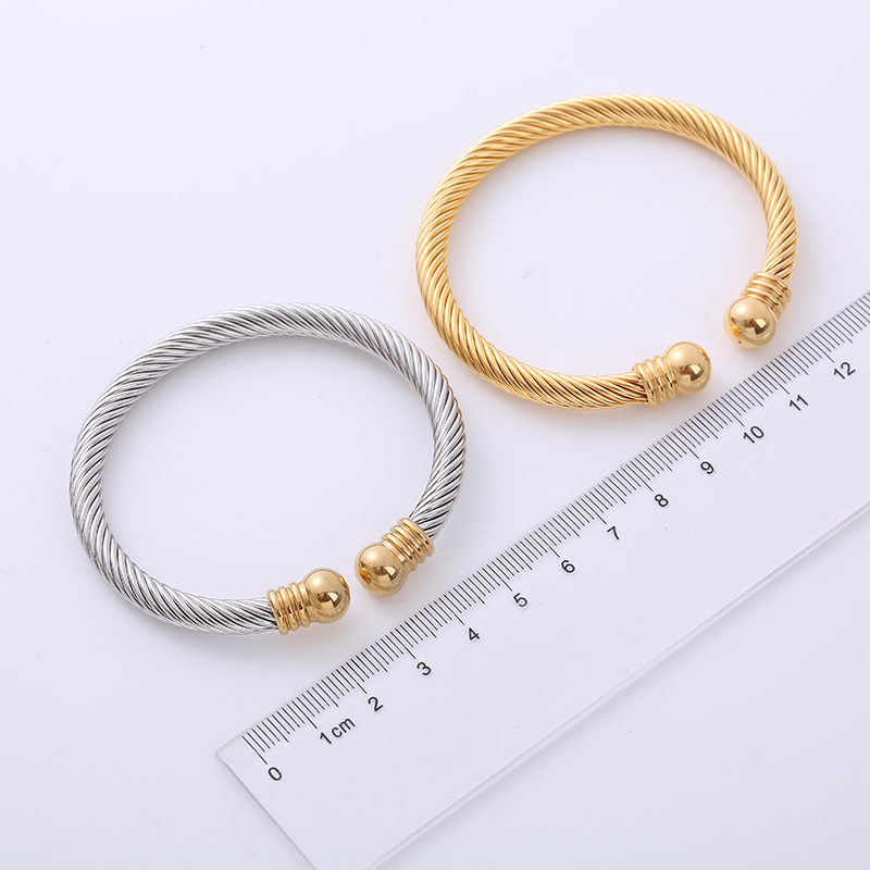 Fashion Bulb Stainless Steel Bangle 1 Piece display picture 3